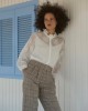 Trousers Plaid with Pleats