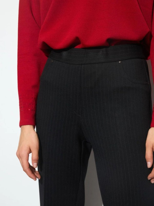 Black Pants with a Subtle Stripe