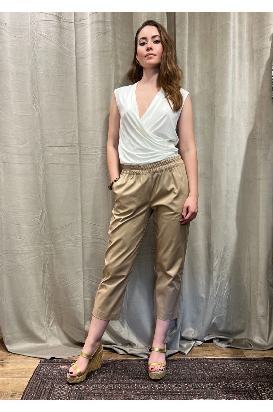 Trousers Beige Capri