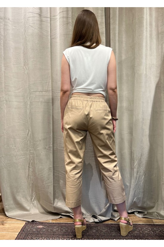 Trousers Beige Capri