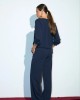 Blue High-Waisted Pants Blue High-Waisted Pants