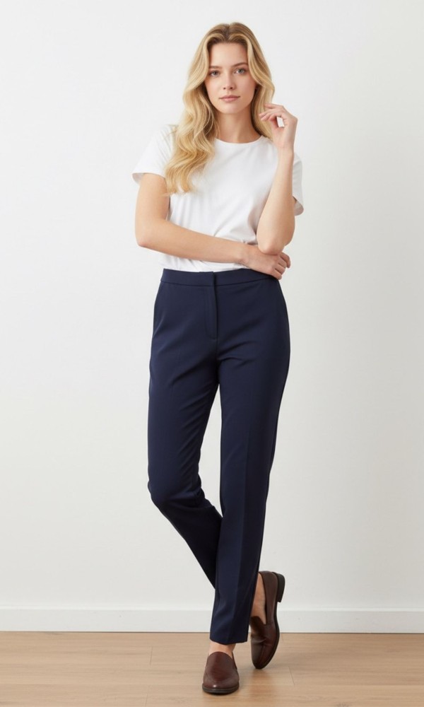 Blue Cigarette Pants 