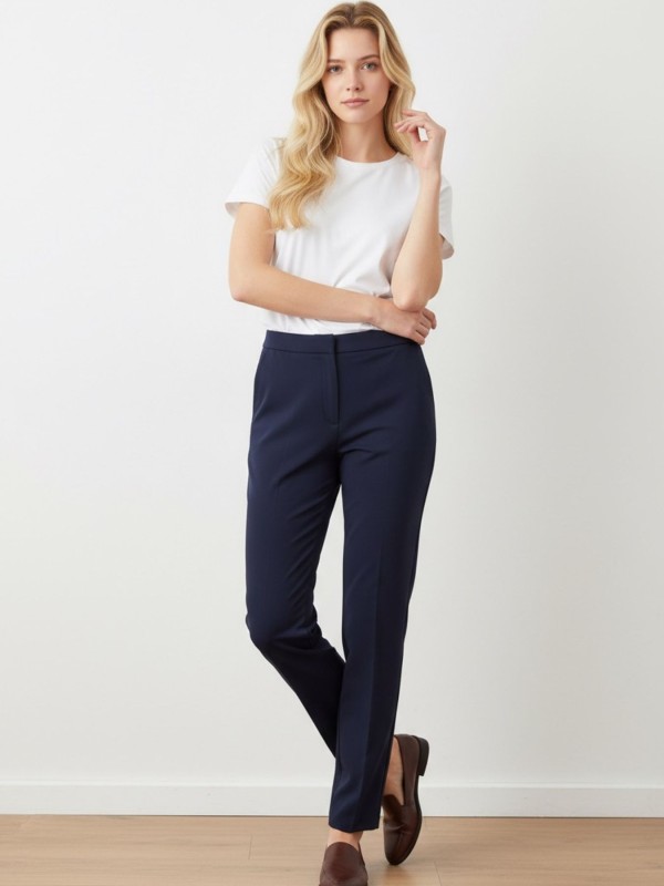 Μπλε Παντελόνι Cigarette 