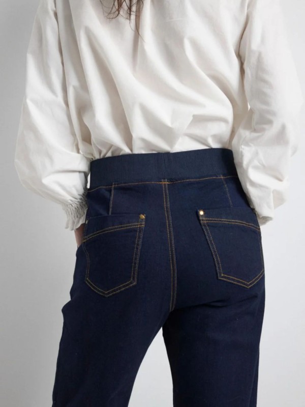 Jeans with an Elastic Waistband