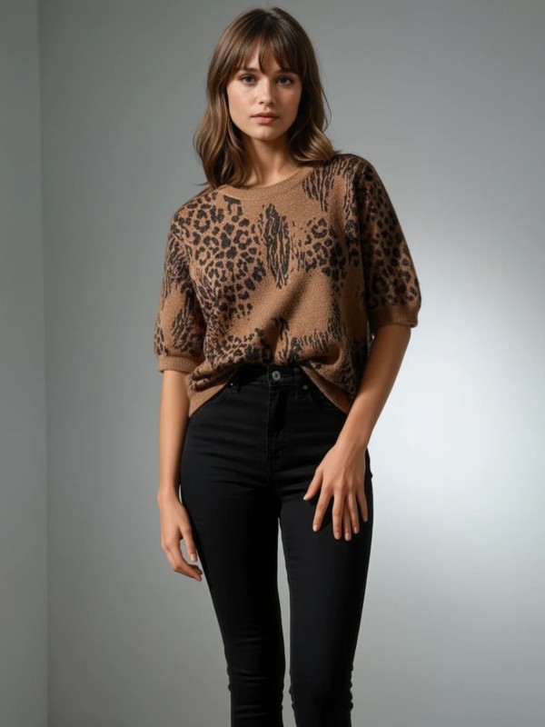 Μπλούζα Animal Brown Μπλούζα Animal Brown