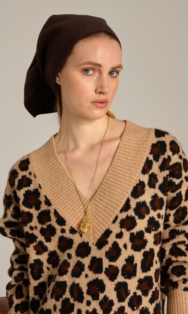 Blouse Animal Caramel Blouse Animal Caramel