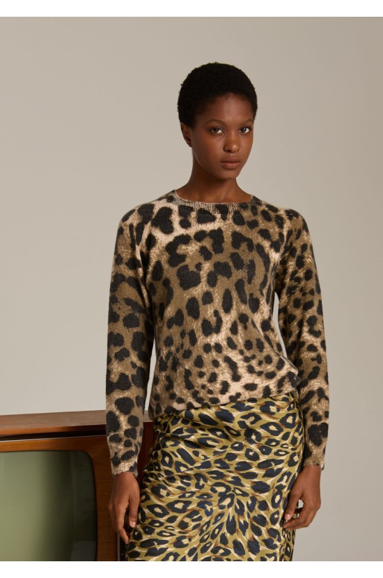 Μπλούζα Animal Multi Brown