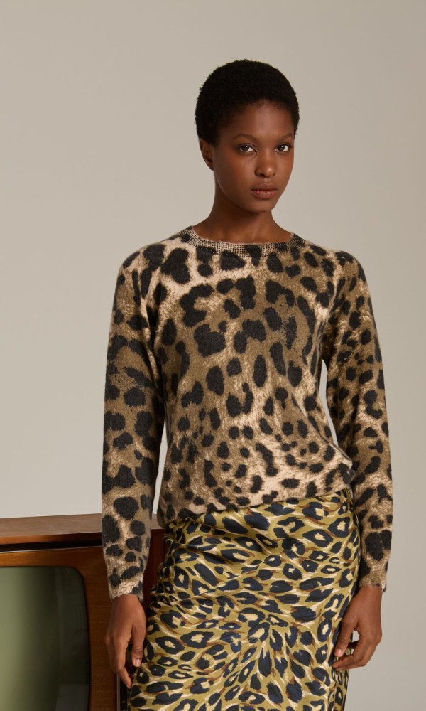 Blouse Animal Multi Brown Blouse Animal Multi Brown