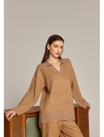 Μπλούζα Camel Με Γιακά Μπλούζα Camel Με Γιακά