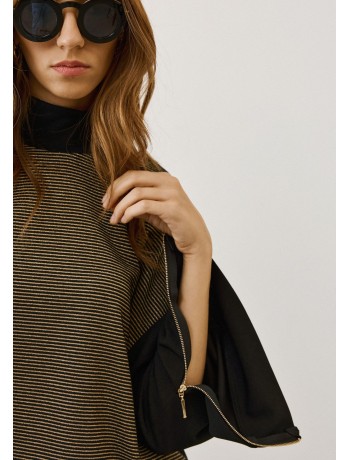 Blouse Black With Gold Blouse Black With Gold