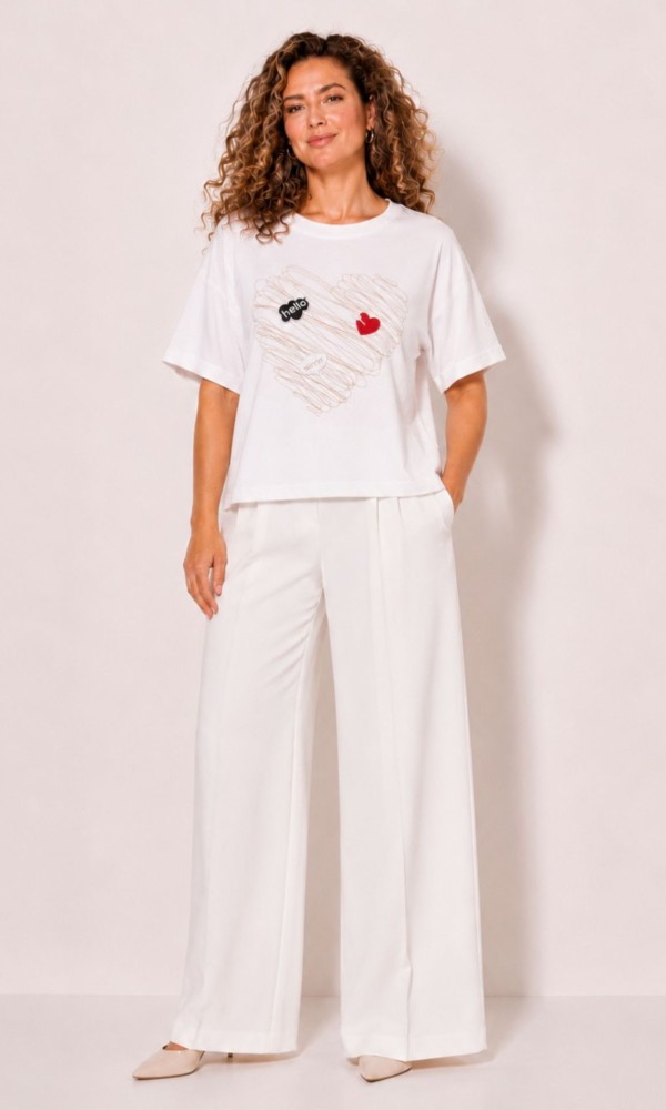 White Boxy Blouse