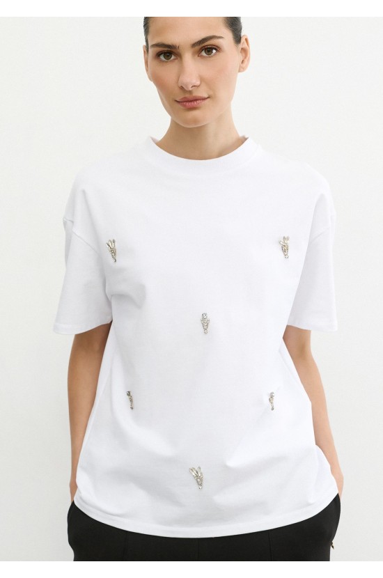 Λευκό T-Shirt Λευκό T-Shirt