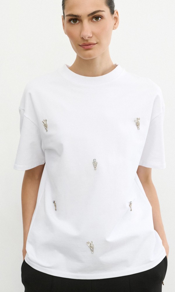 Λευκό T-Shirt