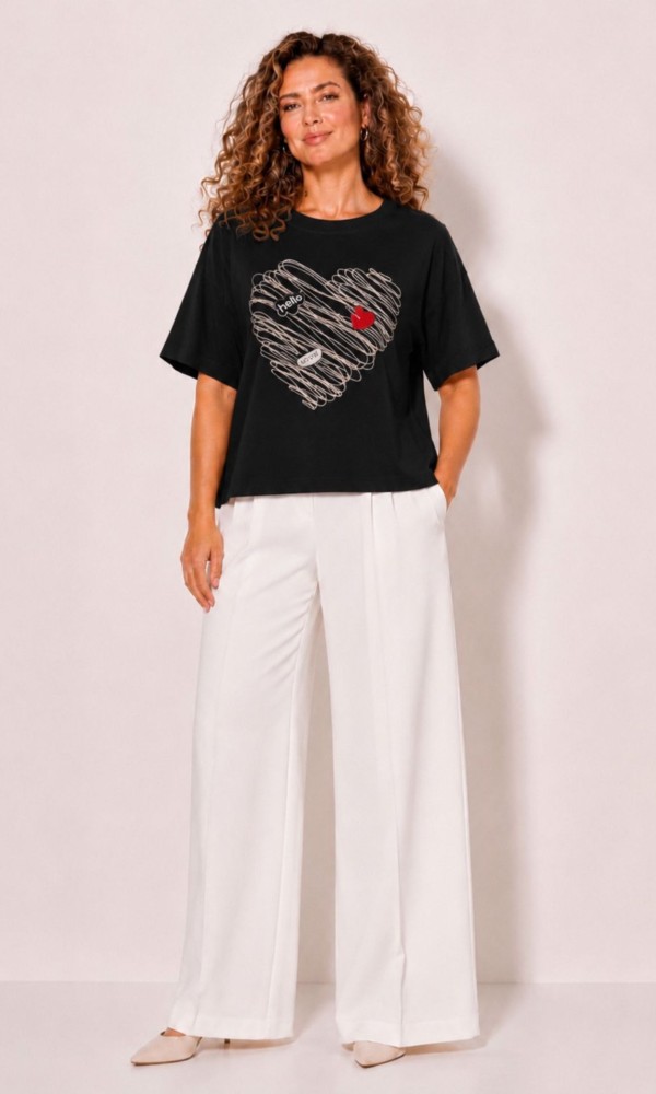 Black Boxy Blouse