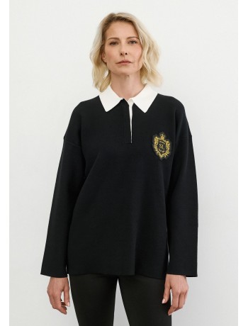 Μαύρη Polo Μπλούζα