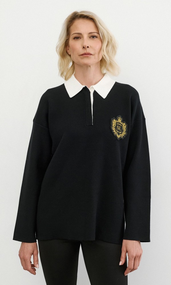 Μαύρη Polo Μπλούζα