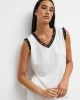 Sleeveless Blouse with Lace Sleeveless Blouse with Lace