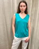 Sleeveless Blouse Green