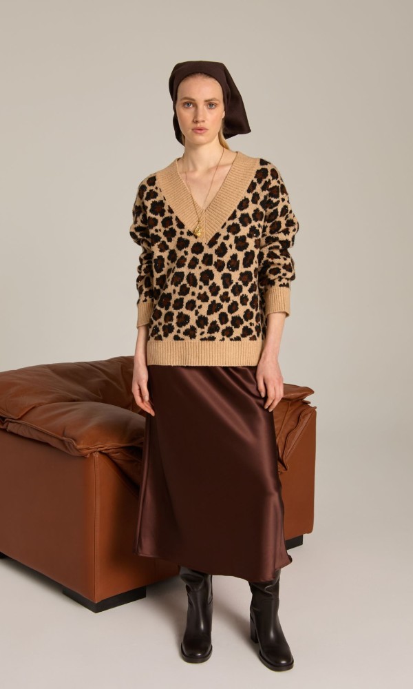 Blouse Animal Caramel Blouse Animal Caramel
