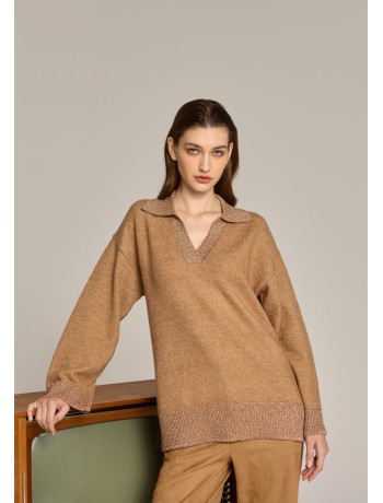 Μπλούζα Camel Με Γιακά Μπλούζα Camel Με Γιακά