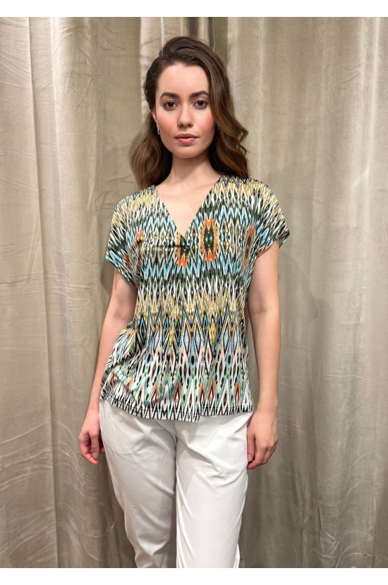 Embrider Blouse With Designs