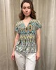 Embrider Blouse With Designs