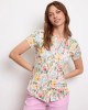 Μπλούζα Floral Με Κοντό Μανίκι Μπλούζα Floral Με Κοντό Μανίκι