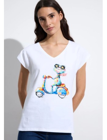 White Blouse Frog