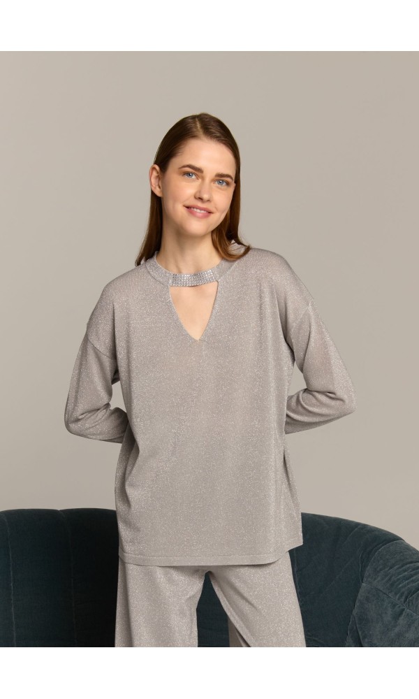 Μπλούζα Lurex Silver Μπλούζα Lurex Silver