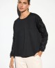Black Blouse with Lace on the Sleeves