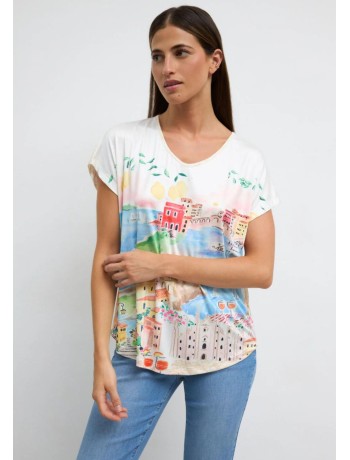 Blouse With Artistic Print