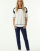 T-shirt with Navy Details