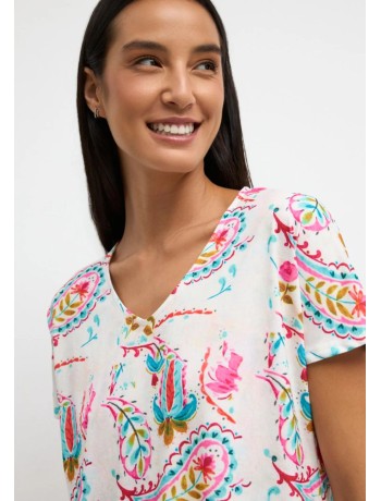 Μπλούζα Με Paisley Print