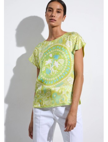 Μπλούζα Με Tropical Print