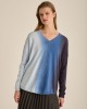 Blouse With V Light Blue