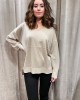 Knitted blouse Gold Lyrex