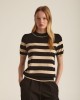 Knitted blouse Striped