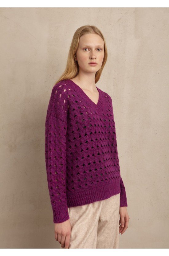 Blouse Knitted Violet