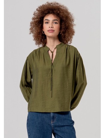 Oversized Λαδί Μπλούζα