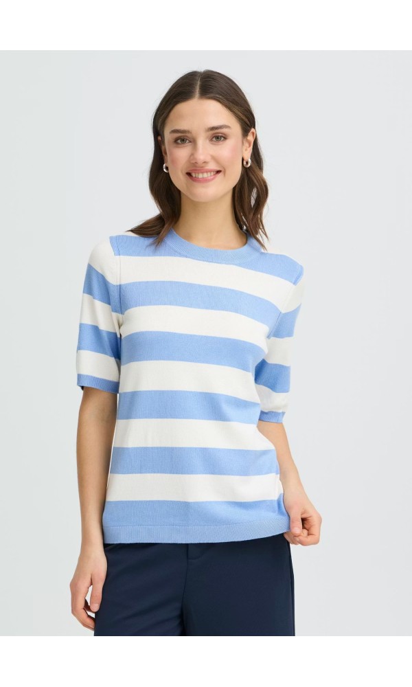 Πλεκτή Μπλούζα Ριγέ Ciel