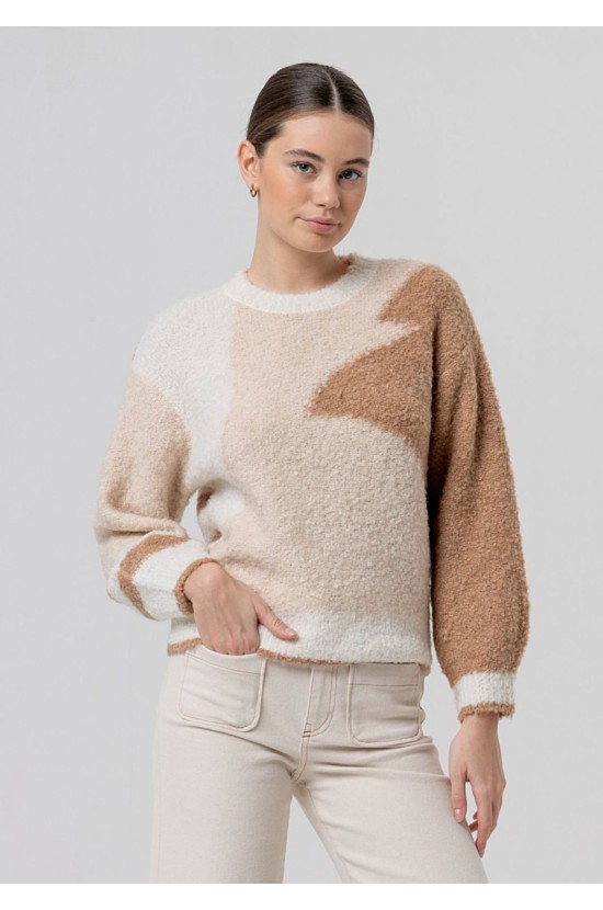 Beige Sweater with a Pattern Beige Sweater with a Pattern