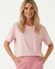 Ροζ T-shirt Mε Minimal Print