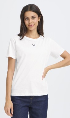 T-Shirt Με Διακριτικό Σχέδιο