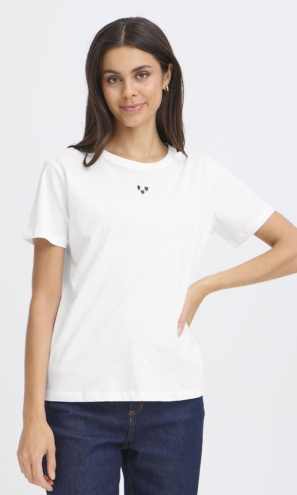 T-Shirt Με Διακριτικό Σχέδιο