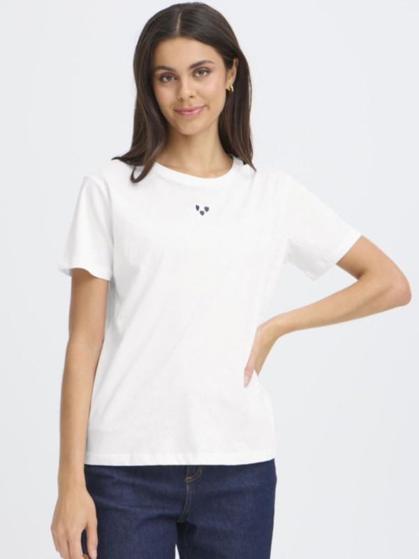 T-Shirt Με Διακριτικό Σχέδιο