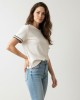 Εκρού Μπλούζα Με Διακοσμητικές Λεπτομέρειες