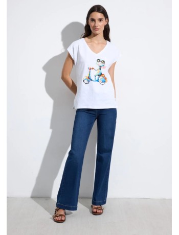 White Blouse Frog