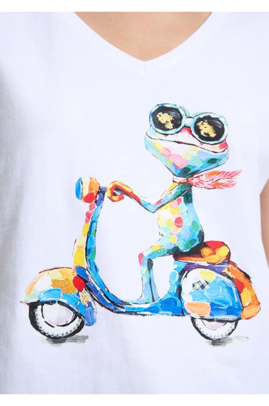 Μπλούζα Λευκή  Frog