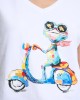 Μπλούζα Λευκή  Frog