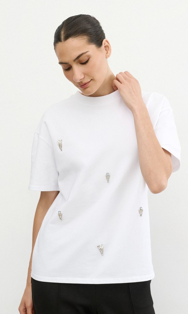 Λευκό T-Shirt